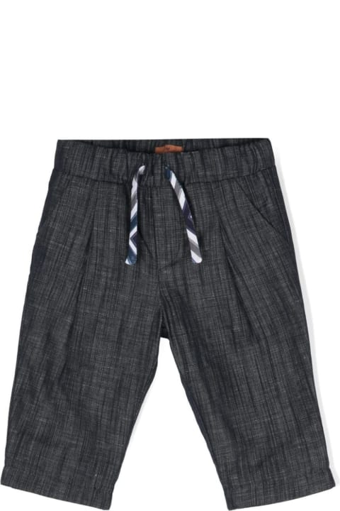 Bottoms for Baby Boys Missoni Missoni Trousers Blue