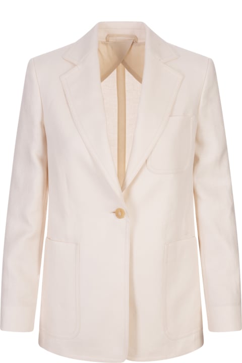 Coats & Jackets for Women Max Mara Ivory White Boemia Jacket