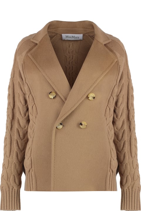 Clothing for Women Max Mara Micio Double-breasted Wool Jacket