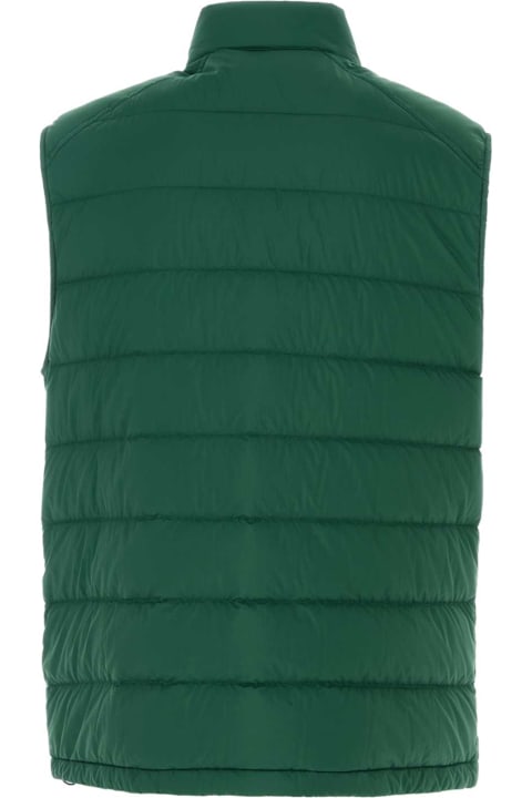 Coats & Jackets for Men Moncler Dark Green Nylon Barthe Vest