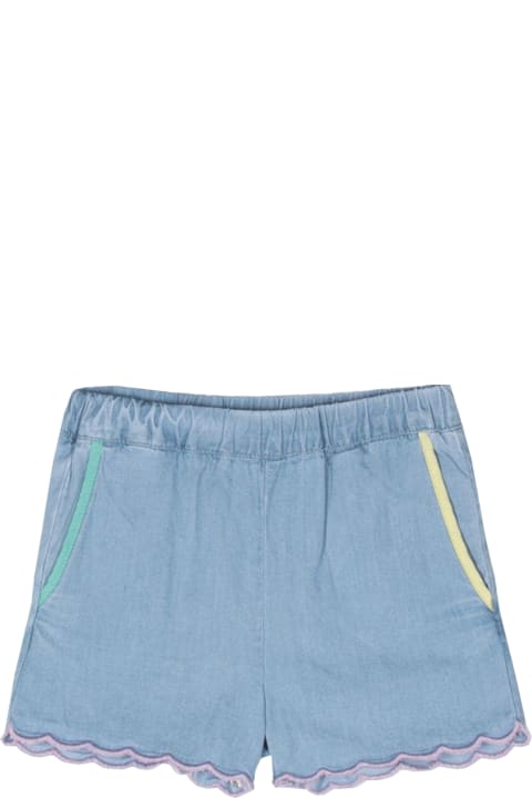 Stella McCartney Kids Stella McCartney Kids Shorts With Scalloped Edge