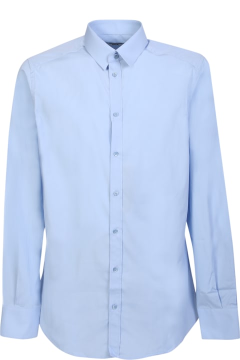 Dolce & Gabbana Clothing for Men Dolce & Gabbana Light Blue Essential Shirt