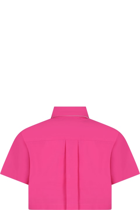أدوات منزلية Max&Co. Fuchsia Shirt For Girl With Logo