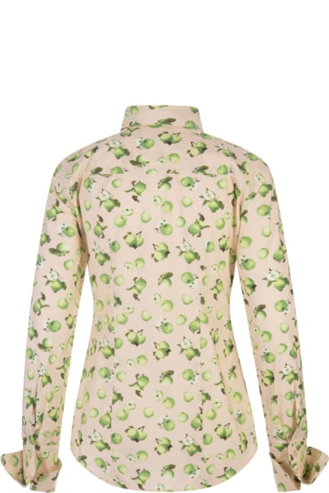 Fashion for Women SportMax Printed Riva Shirt In Pink