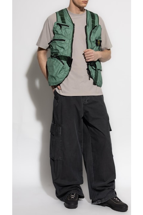 メンズ Stone Islandのコート＆ジャケット Stone Island Stone Island Vest With Multiple Pockets