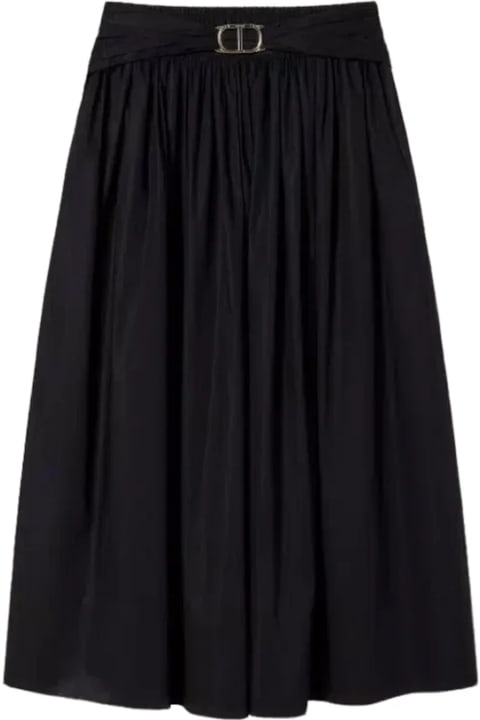 Skirts for Women TwinSet Poplin Midi Skirt