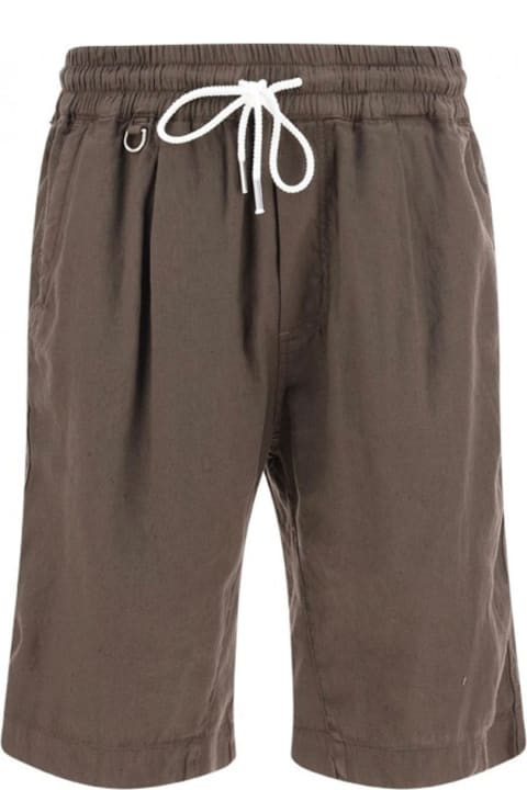 Paolo Pecora Pants for Men Paolo Pecora Linen Shorts