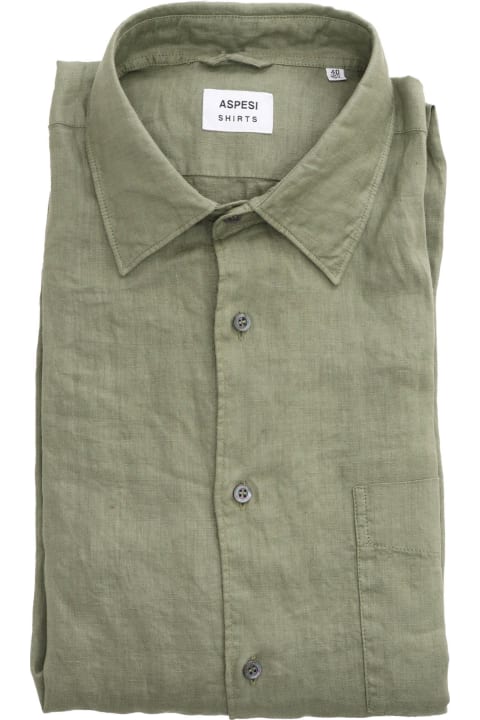 Fashion for Men Aspesi Military Green Shirt