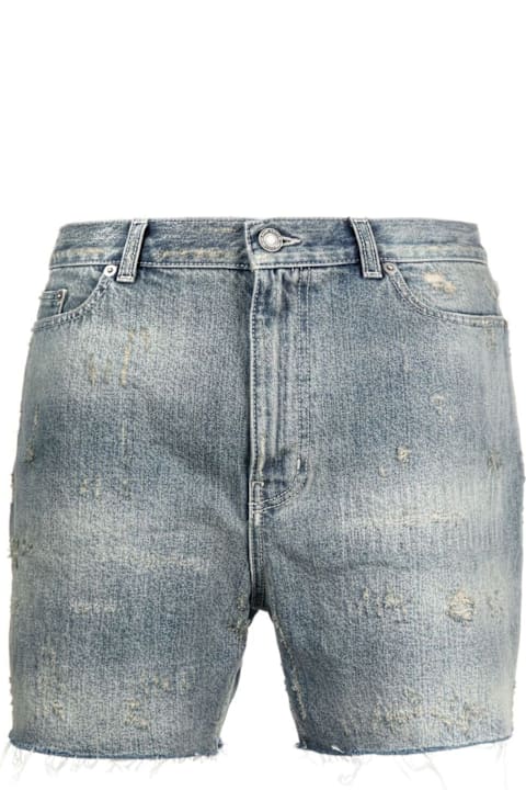 Homeware Saint Laurent Denim Destroyed California Shorts