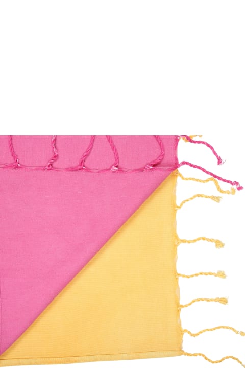 Chloé for Kids Chloé Pink Beach Towel For Girl With Logo