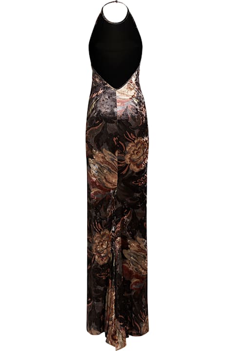 Jumpsuits for Women Etro Floral Foliage Printed Chenille Dress