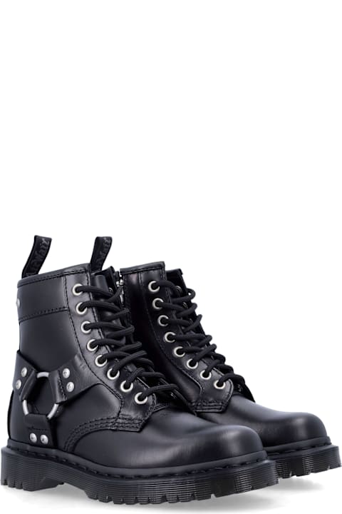 Homeware Dr. Martens Dr. Martens Black Leather 1460 Harness Boots