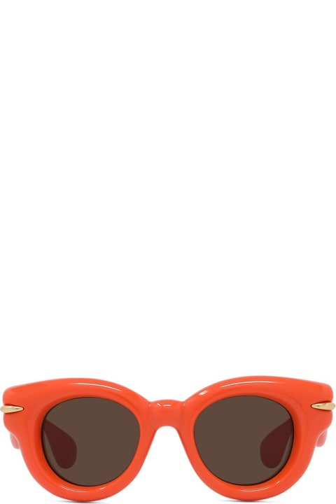 Eyewear for Men Loewe Lw40118i Inflated 42e Orange Sunglasses