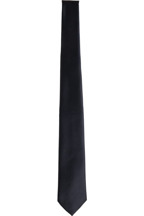 Tagliatore Accessories for Men Tagliatore Blue Classic-style Tie In Polyester Man