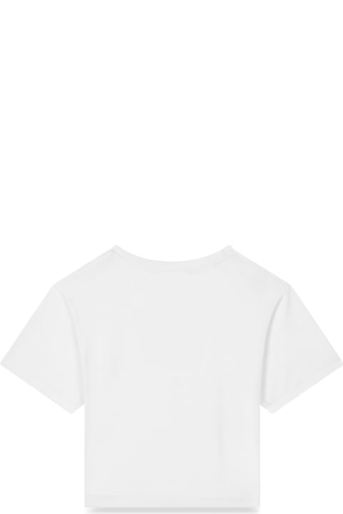 Dolce & Gabbana T-Shirts & Polo Shirts for Girls Dolce & Gabbana Majolica Logo T-shirt