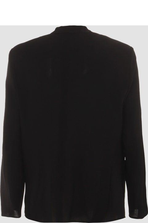Giorgio Armani Coats & Jackets for Men Giorgio Armani Black Virgin Wool Blazer