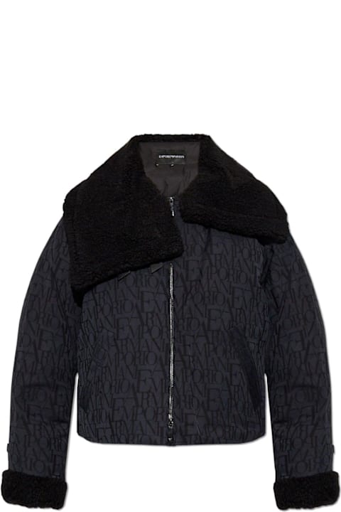 ウィメンズ Emporio Armaniのコート＆ジャケット Emporio Armani Jacket With Fur Trim