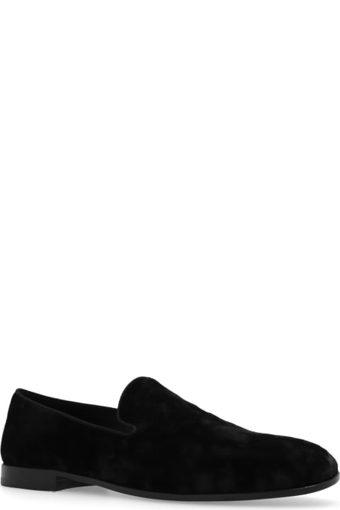 メンズ ローファー＆デッキシューズ Dolce & Gabbana Round-toe Flat Loafers