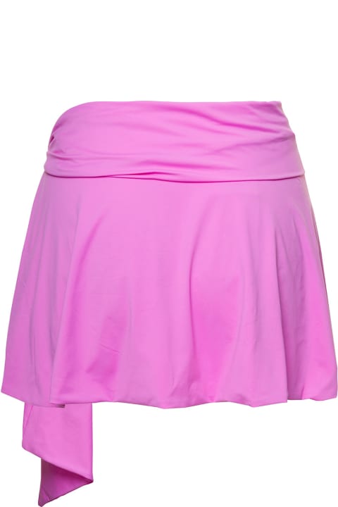 Fashion for Women The Attico Pink Stretch Nylon Mini Skirt