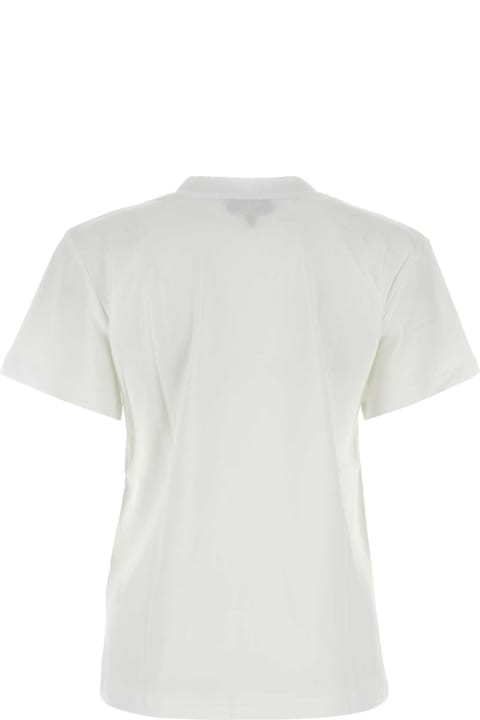 ウィメンズ A.P.C.のトップス A.P.C. White Cotton T-shirt