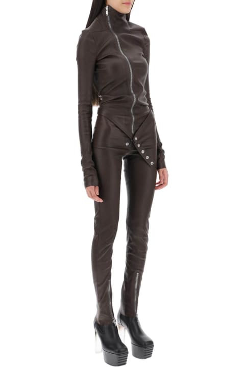 Fashion for Women Rick Owens Jumpsuit In Leather