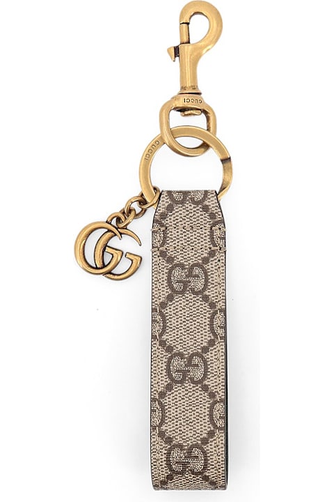 Gucci for Men Gucci Gg Supreme Fabric Keyring