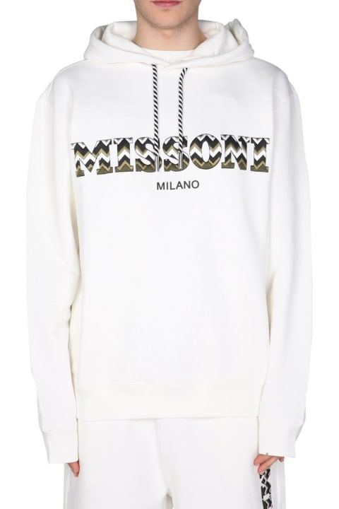 Missoni Fleeces & Tracksuits for Men Missoni Logo Hooded Sweatshirt