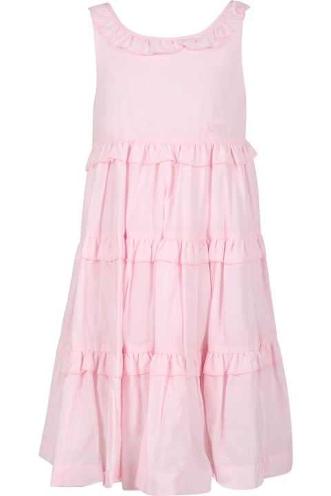 Monnalisa for Kids Monnalisa Pink Dress For Girl