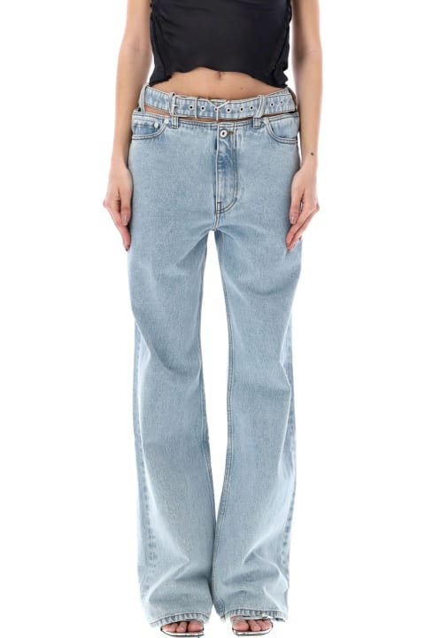 Y/Project Jeans for Women Y/Project Y Belt Jeans