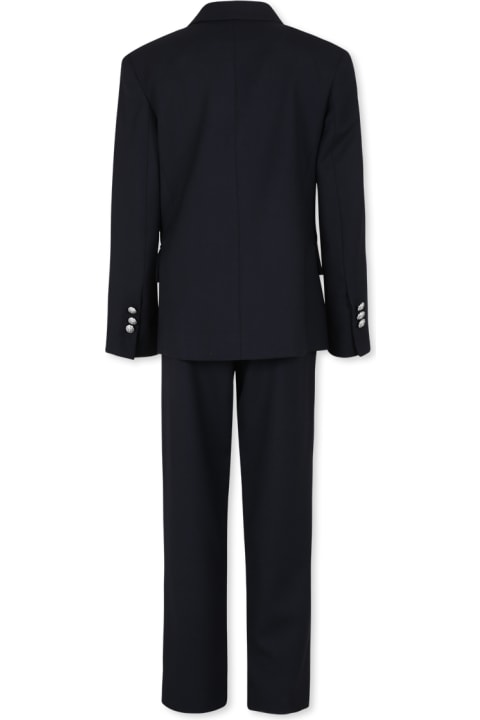 Suits for Boys Balmain Blue Suit For Boy