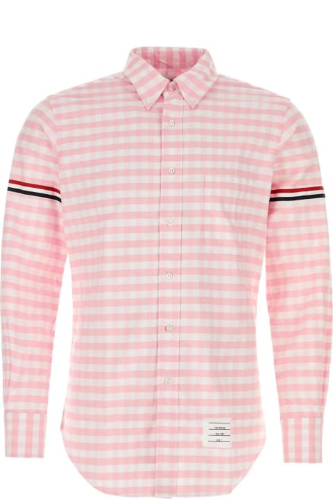 Thom Browne Shirts for Men Thom Browne Embroidered Oxford Shirt