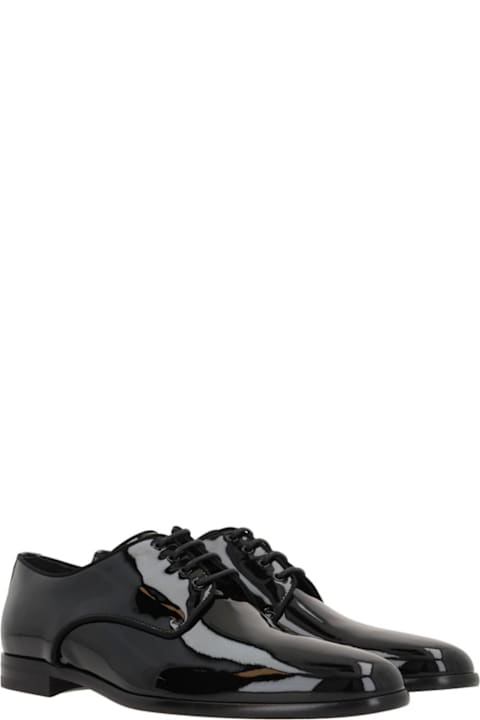 Laced Shoes for Women Dolce & Gabbana Round Toe Lace-up Shoes