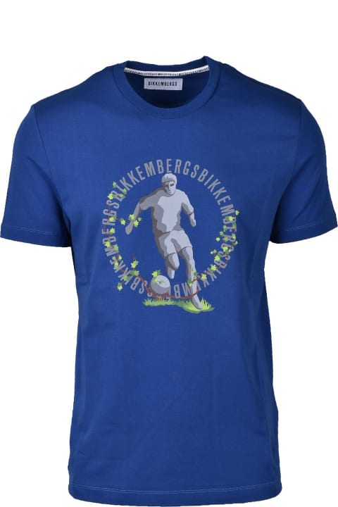 Bikkembergs for Men Bikkembergs Men's Blue T-shirt