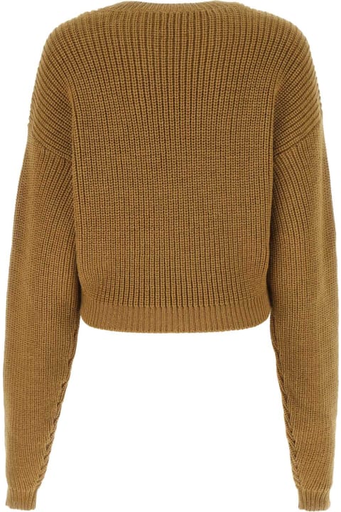 Quira Sweaters for Women Quira Brown Wool Sweater