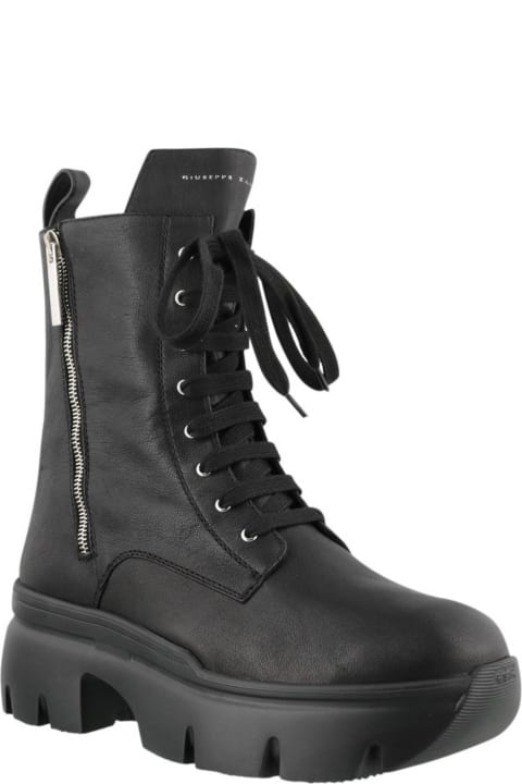 Giuseppe Zanotti Boots for Men Giuseppe Zanotti Design Apocalypse Leather Boots