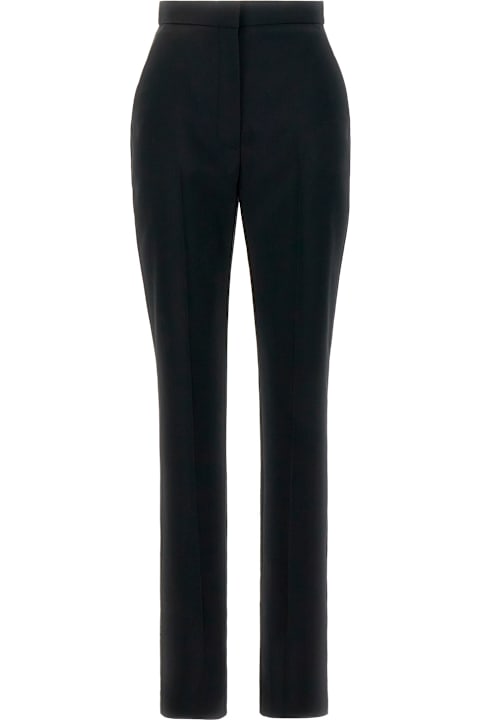 خصم على السيدات Alexander McQueen Black Wool Pant