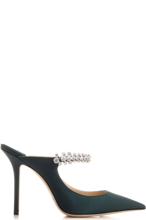 Fashion for Women Jimmy Choo Bing Embellished Pointed-toe Pumps