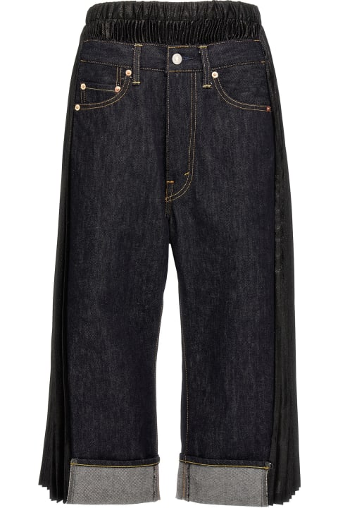 Junya Watanabe Women Junya Watanabe Junya Watanabe X Levi's Pleated Insert Jeans