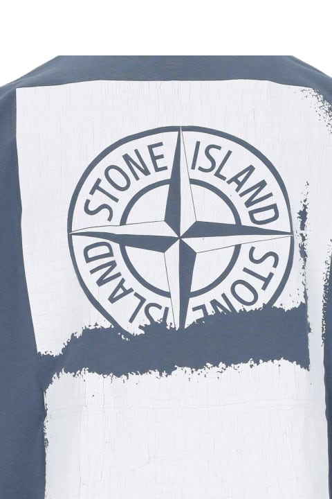 Stone Island Sale for Men Stone Island Back Print T-shirt