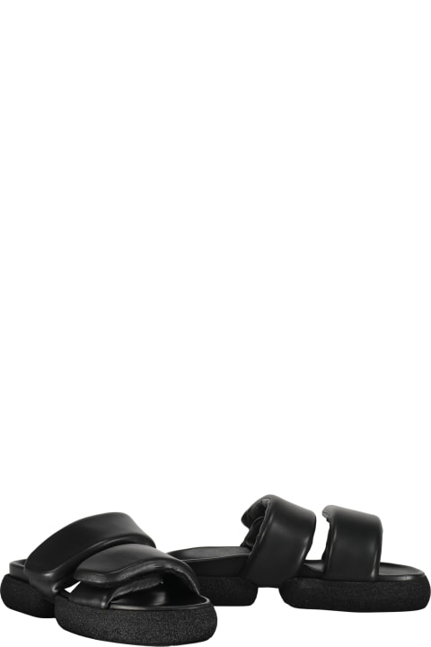 Other Shoes for Men Dries Van Noten Leather And Rubber Slides