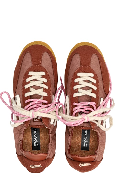 Puraai for Kids Puraai Puraai Panther Vegan Lace-up Sneakers