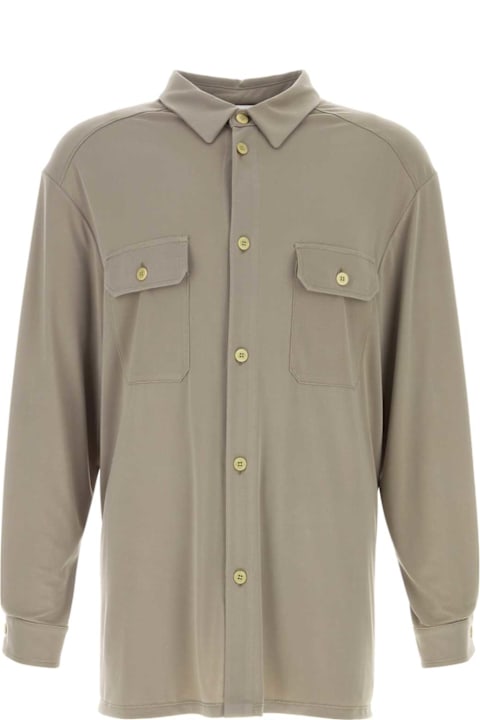 メンズ Maglianoのシャツ Magliano Khaki Stretch Polyester Vendemmia Shirt