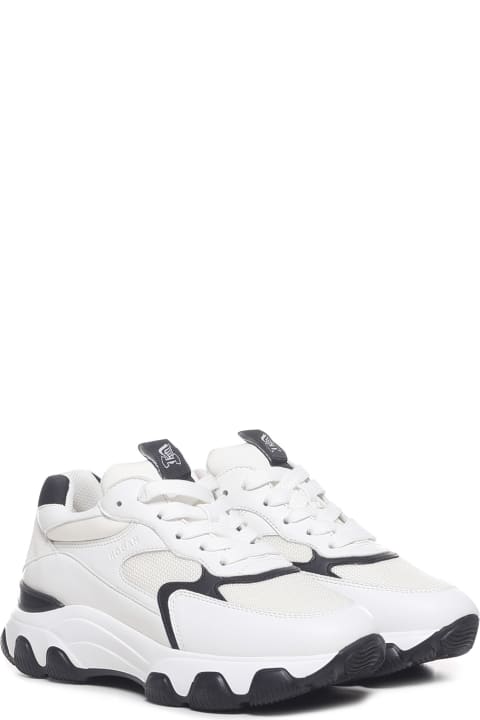Fashion for Women Hogan Hyperactive Sneakers In Leather And Nylon