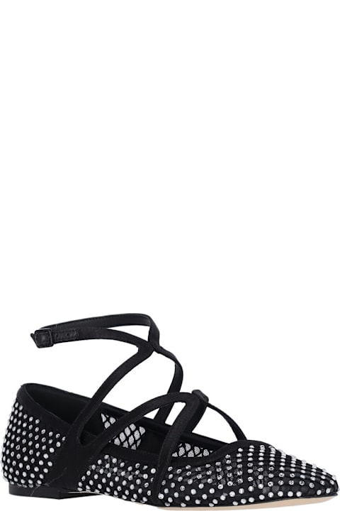 Jimmy Choo 'astoria' Rhinestone Ballet Flats