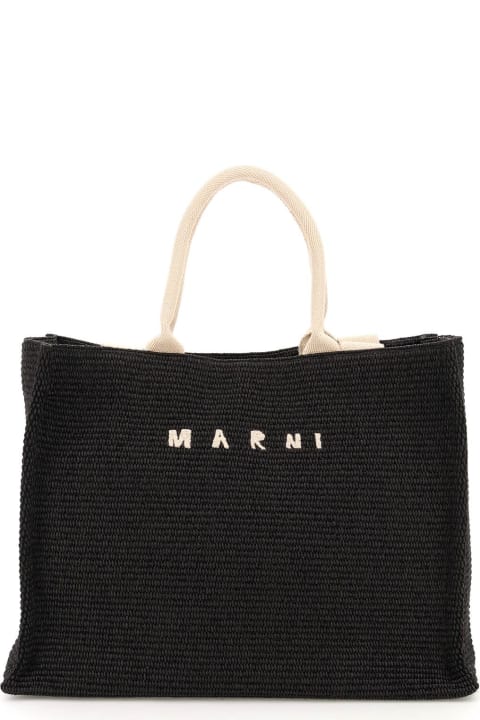 Marni for Women Marni Raffia Large Shopping Bag