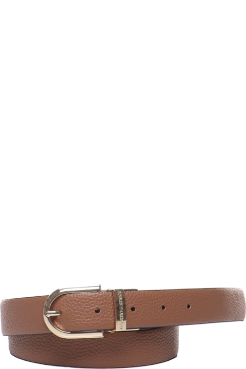 Belts for Women Emporio Armani Leather Belt