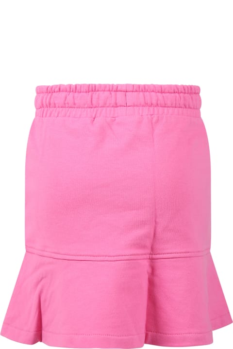 Moschino Bottoms for Girls Moschino Multicolor Skirt For Girl With Logo