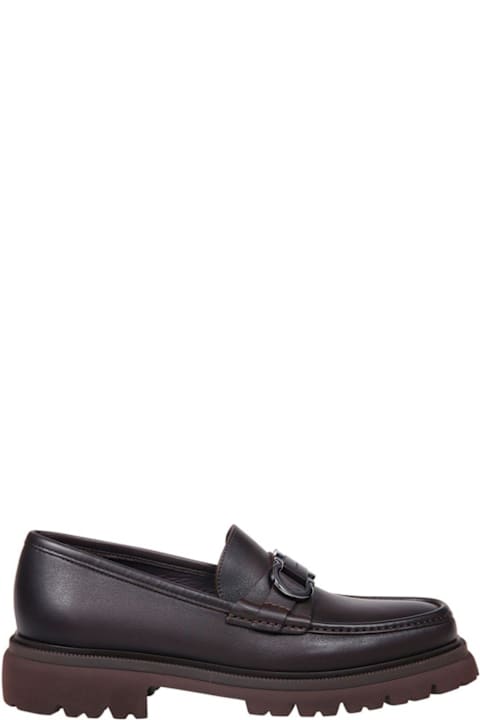 Ferragamo Loafers & Boat Shoes for Men Ferragamo Logo Buckle Loafers