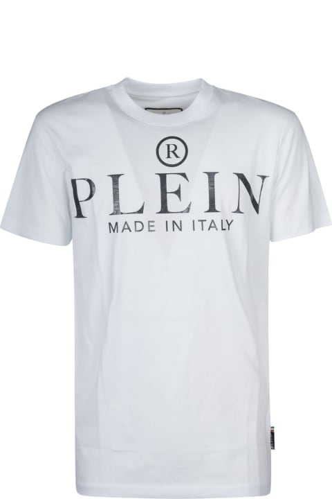 Philipp Plein Topwear for Men Philipp Plein Iconic Plein Round Neck T-shirt