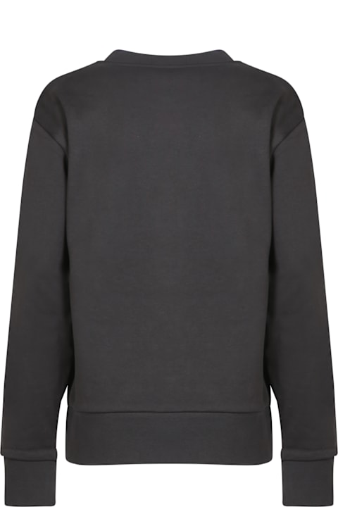 Homeware Moncler Logo Black Cotton Sweatshirt